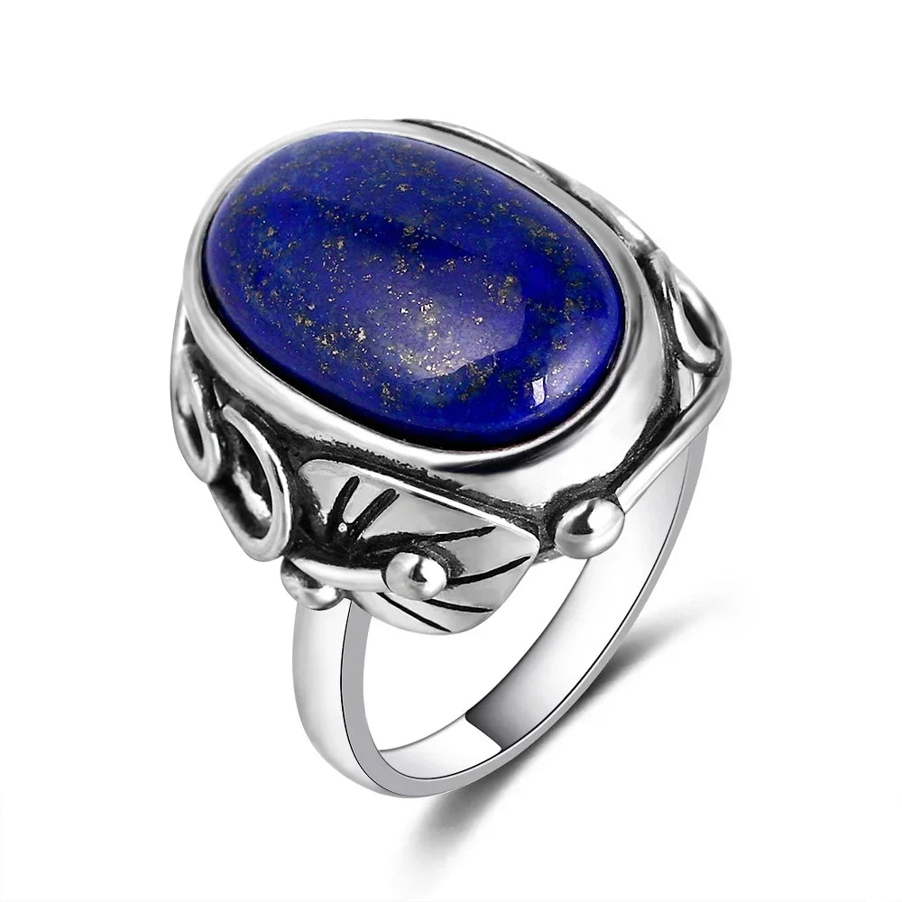 Desert Bloom Turquoise Ring – A Statement of Earthy Elegance